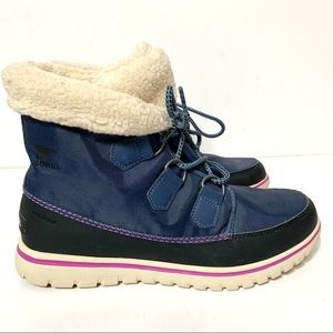 SOREL Cozy Carnival Short Winter Snow Boots 9.5